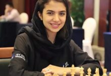 کشف حجاب سارا خادم الشریعه در مسابقات جهانی شطرنج قزاقستان سارا خادم الشریعه بی حجاب شد