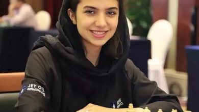 کشف حجاب سارا خادم الشریعه در مسابقات جهانی شطرنج قزاقستان سارا خادم الشریعه بی حجاب شد