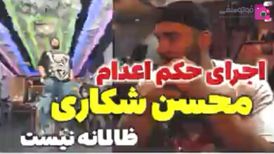 دلیل اعدام محسن شکاری اغتشاشگر خیابان ستارخان + فیلم محسن شکاری اعدام شد