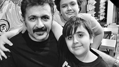 عکس شهرام عبدلی و سالومه همسرش