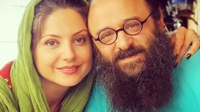 عکس کشف حجاب سولماز غنی بازیگر سریال دردسرهای عظیم سولماز غنی و همسرش