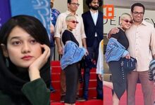 کشف حجاب صدف عسگری بازیگر در جشنواره کن 2023 کشف حجاب صدف عسگری