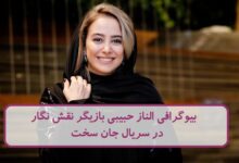 بیوگرافی الناز حبیبی بازیگر نقش نگار در سریال جان سخت + عکس بیوگرافی الناز حبیبی