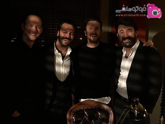 عکس آراس بولوت اینملی در کنار بازیگران سریال گودال