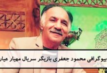 بیوگرافی محمود جعفری بازیگر سریال مهیار عیار + عکس بیوگرافی محمود جعفری بازیگر سریال مهیار عیار