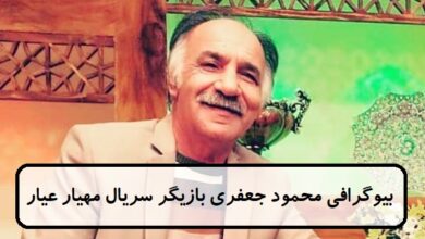 بیوگرافی محمود جعفری بازیگر سریال مهیار عیار + عکس بیوگرافی محمود جعفری بازیگر سریال مهیار عیار