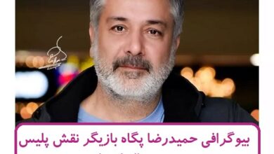 بیوگرافی حمیدرضا پگاه بازیگر نقش پلیس در سریال فریبا بیوگرافی حمیدرضا پگاه