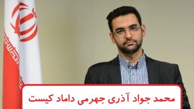 محمد جواد آذری جهرمی داماد کیست ؟ بیوگرافی کامل + عکس همسرش محمد جواد آذری جهرمی داماد کیست