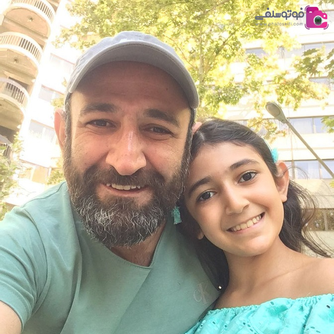 عکس هدایت هاشمی با  دخترش