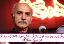 بیوگرافی پرویز پرستویی بازیگر نقش میرعطا خان سرهنگ سریال شکارگاه بیوگرافی پرویز پرستویی بازیگر