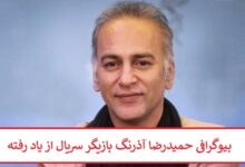 بیوگرافی حمیدرضا آذرنگ بازیگر سریال از یاد رفته + عکس بیوگرافی حمیدرضا آذرنگ