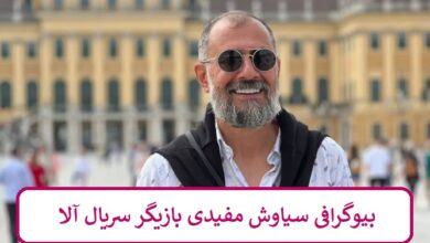 بیوگرافی سیاوش مفیدی بازیگر سریال آلا