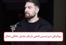 بیوگرافی امیرحسین فتحی بازیگر نقش کامیار در نمایش خانگی شغال بیوگرافی امیرحسین فتحی