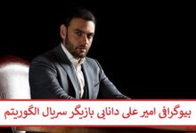 بیوگرافی امیر علی دانایی بازیگر سریال الگوریتم