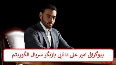 بیوگرافی امیر علی دانایی بازیگر سریال الگوریتم