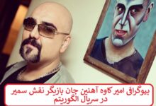 بیوگرافی امیر کاوه آهنین‌ جان بازیگر