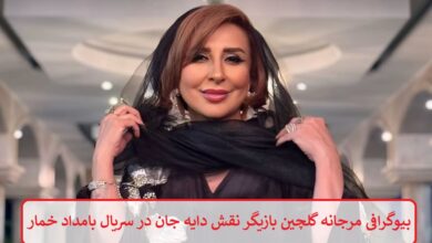 بیوگرافی مرجانه گلچین بازیگر نقش دایه جان در سریال بامداد خمار بیوگرافی مرجانه گلچین بازیگر