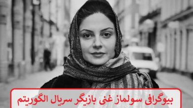 بیوگرافی سولماز غنی بازیگر سریال الگوریتم