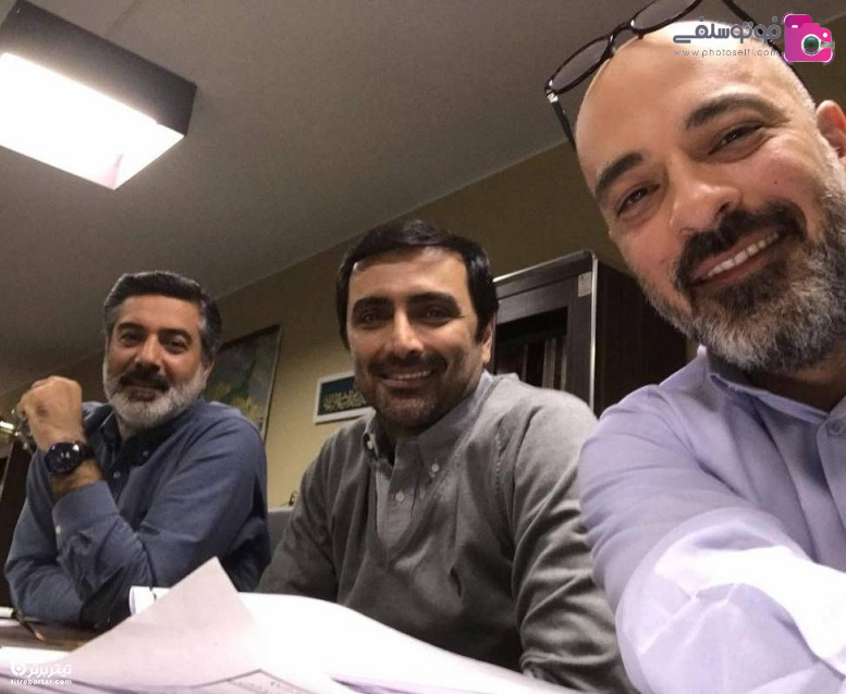 عکس سامان دارابی در کنار دیگر بازیگران