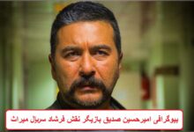 بیوگرافی امیرحسین صدیق بازیگر نقش فرشاد سریال میراث