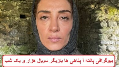 بیوگرافی پانته آ پناهی ها بازیگر سریال هزار و یک شب + عکس بیوگرافی پانته آ پناهی ها بازیگر سریال هزار و یک شب