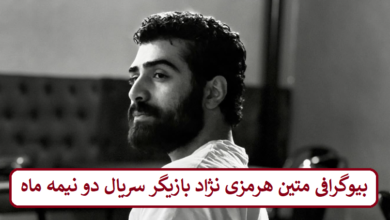 بیوگرافی متین هرمزی نژاد بازیگر جوان سریال دو نیمه ماه