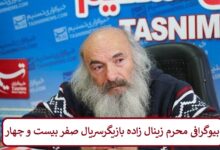 بیوگرافی محرم زینال زاده بازیگر سریال صفر بیست و چهار