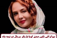 بیوگرافی نگین صدق گویا بازیگر سریال دو نیمه ماه