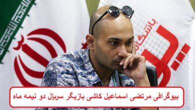 بیوگرافی مرتضی اسماعیل کاشی بازیگر سریال دو نیمه ماه