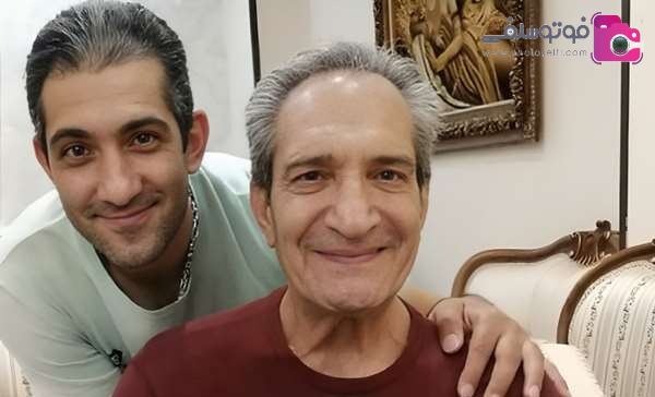 عکس خشایار راد بازیگر با فرزندش