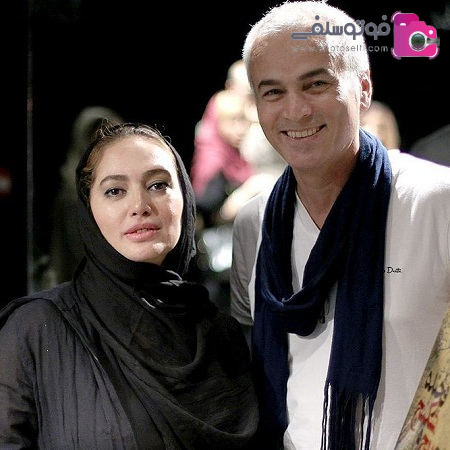 قربان نجفی در کنار صبا کمالی