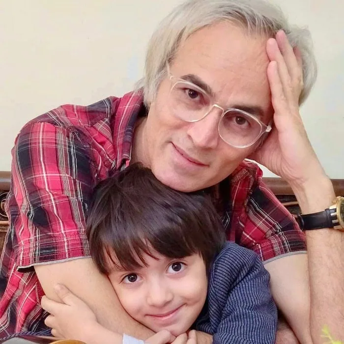 قربان نجفی و پسرش مانی