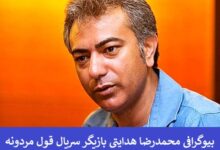 بیوگرافی محمدرضا هدایتی بازیگر سریال قول مردونه بیوگرافی محمدرضا هدایتی بازیگر سریال قول مردونه