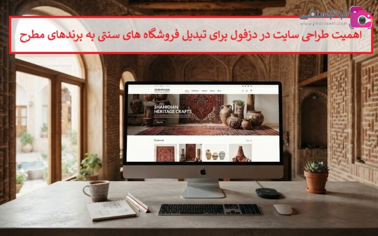 اهمیت طراحی سایت در دزفول برای تبدیل فروشگاه های سنتی به برندهای مطرح