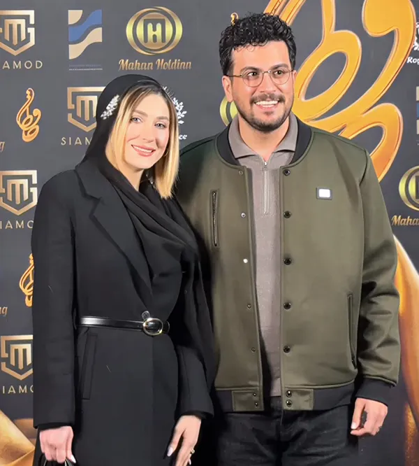 عکس امیرحسین قیاسی مجری و همسرش عکس امیرحسین قیاسی مجری و همسرش