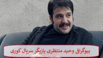 بیوگرافی وحید منتظری بازیگر سریال کوری